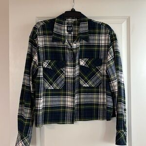GAP flannel plaid shirt